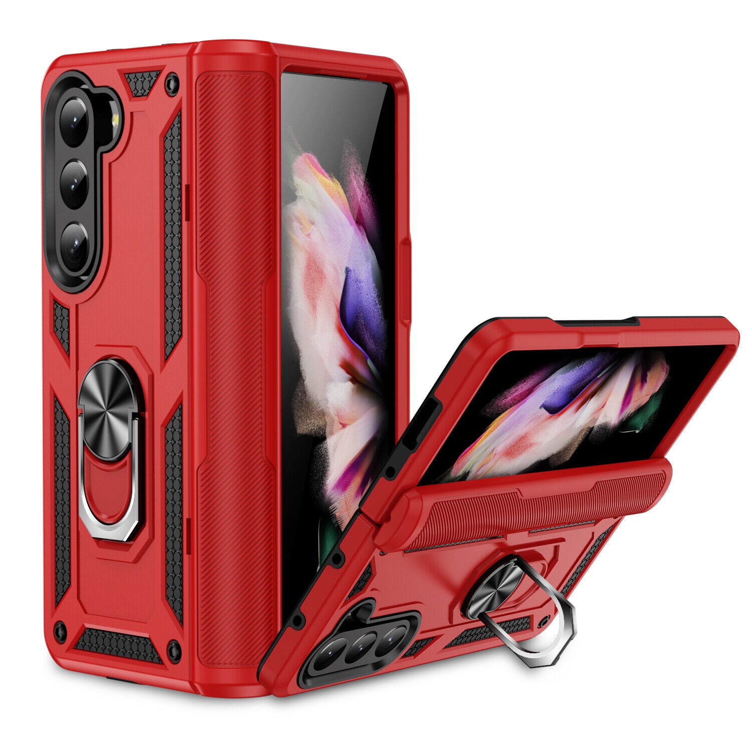 Coque hybride Ring pour Samsung Galaxy Z Fold 6 5G Coque hybride Ring pour Samsung Galaxy Z Fold 6 5G